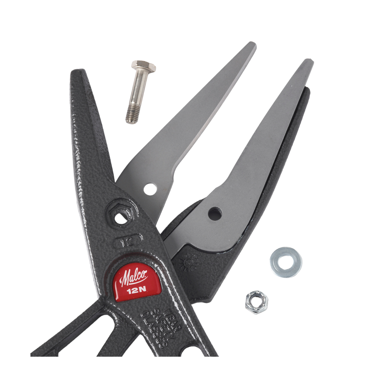 Malco MC14ARB Replacement Blades For MC14A Andy Snips - 14" Snip Blades
