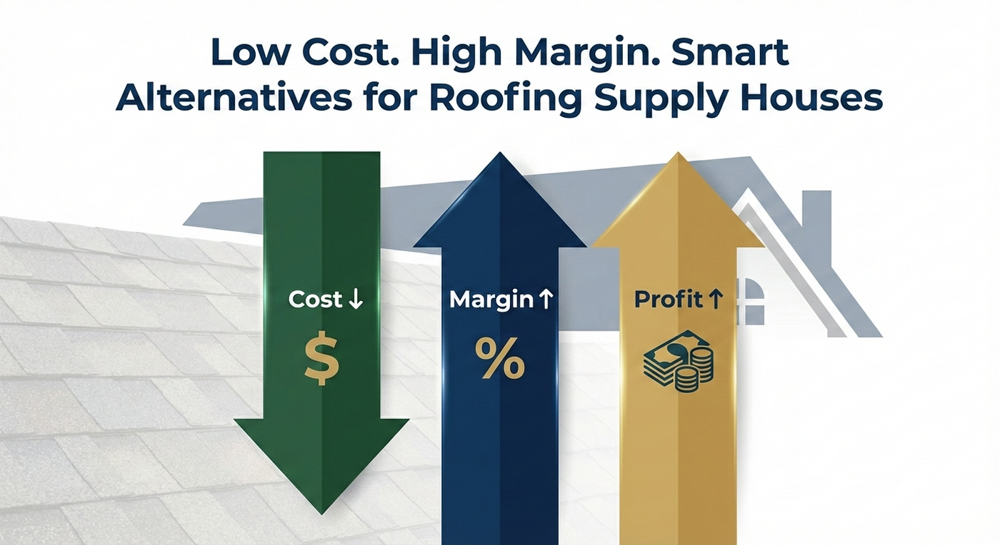 Low Cost. High Margin. Smart Alternatives for Roofing Supply Houses