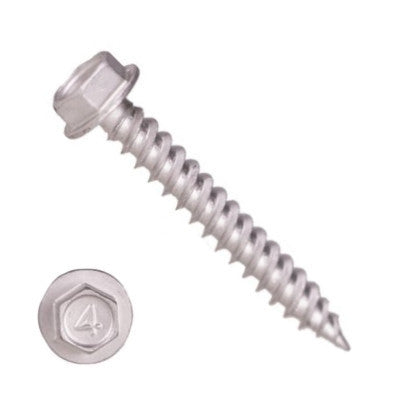 Screws - SS #8 x 3/4" White (1,000/Tub)  [100-084]