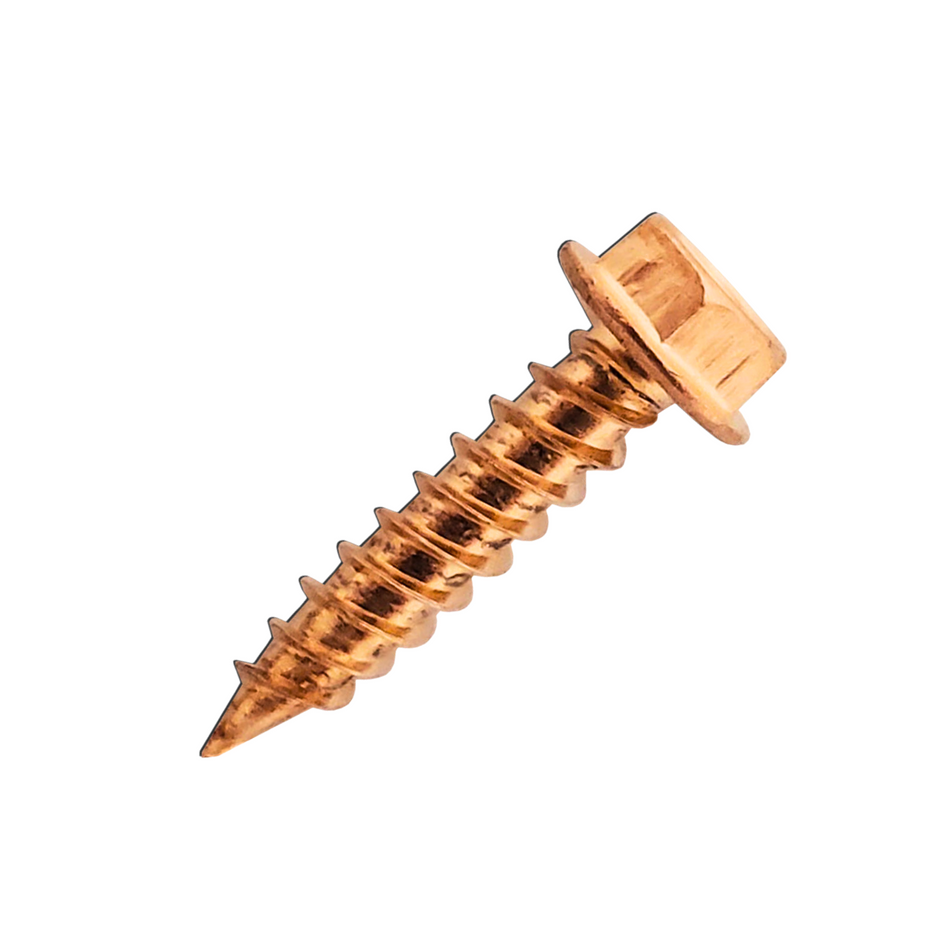 Screws - #8 x 1/2" Brass Style (100/bag) [100-199]