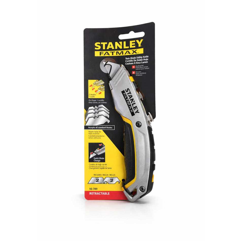 Knife Stanley Fatmax Dual Blade Hook & Straight  #10-789  [130-431]