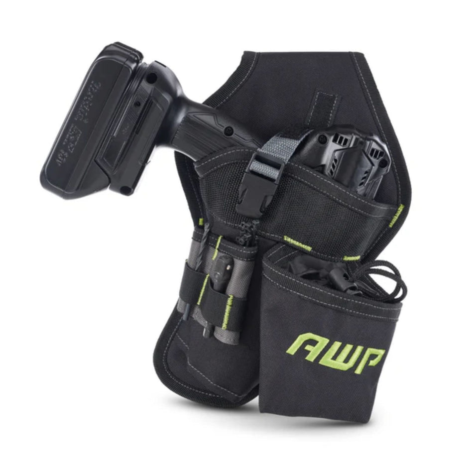 Drill/Tool Holster Pouch with Multi-Pocket Storage [370-243]