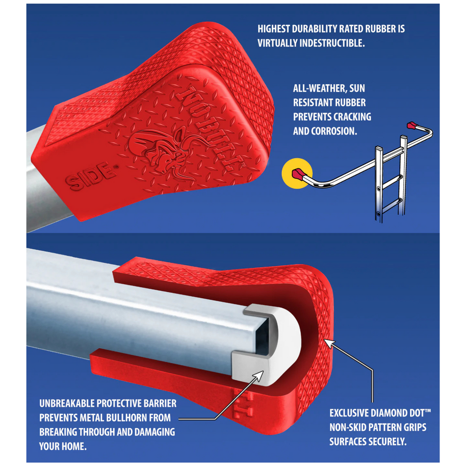 Ladder Stabilizer Bumpers - Bull Horn [150-654]