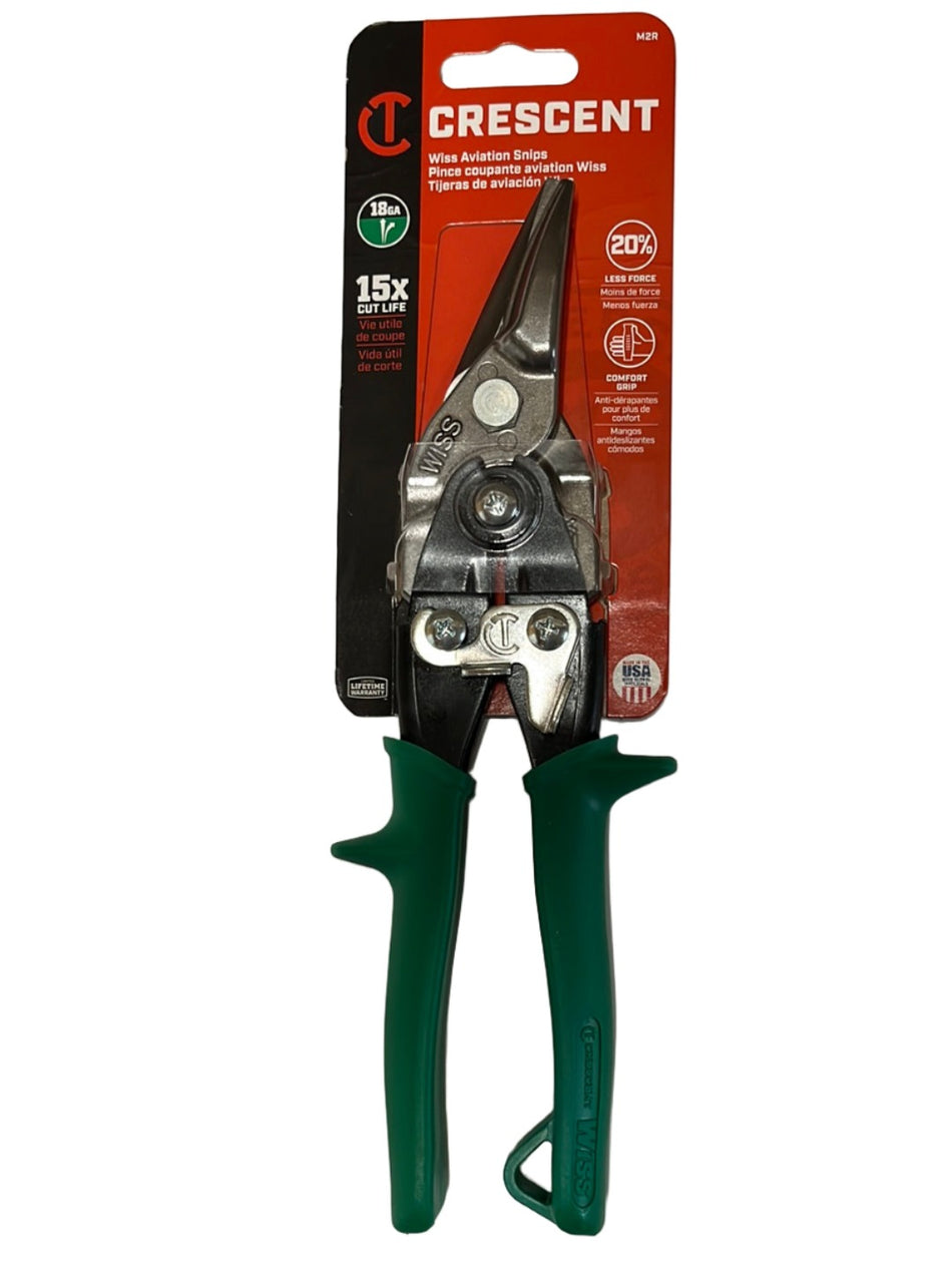 Snip Wiss Aviation Right M2R Green [130-615]