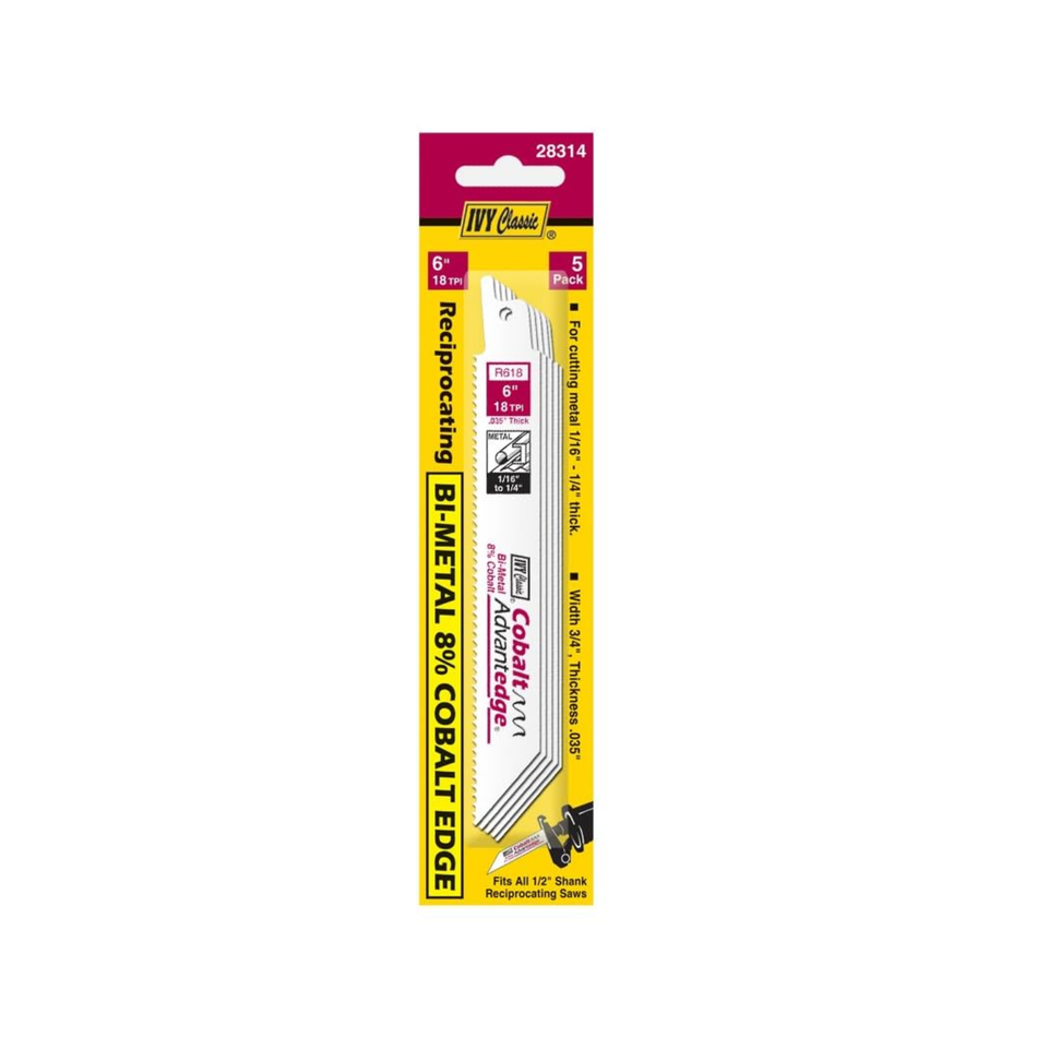 Blade - Reciprocating 6" 18TPI - Metal  [130-280]