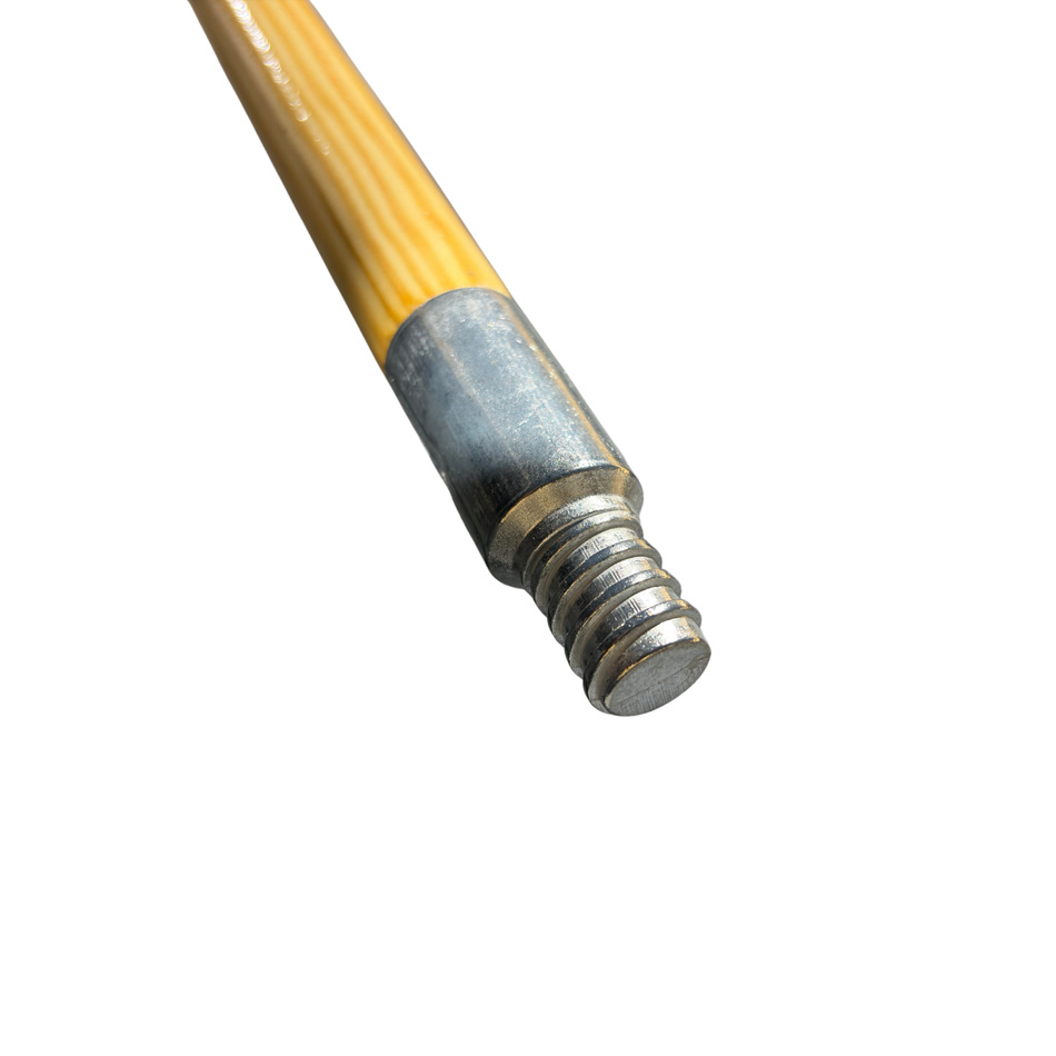 Handle Threaded Wood w/Metal tip 60" x 15/16" (12/pk)  [360-212]