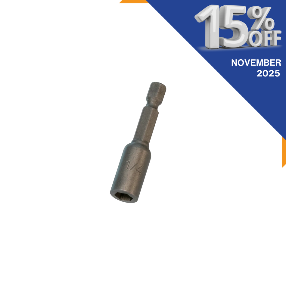 Nut Setter Magnetic 1/4"  [150-125]