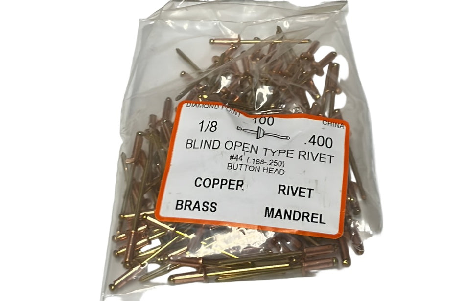 Rivet #44 Copper/Brass (100/bag)  [100-200CB]