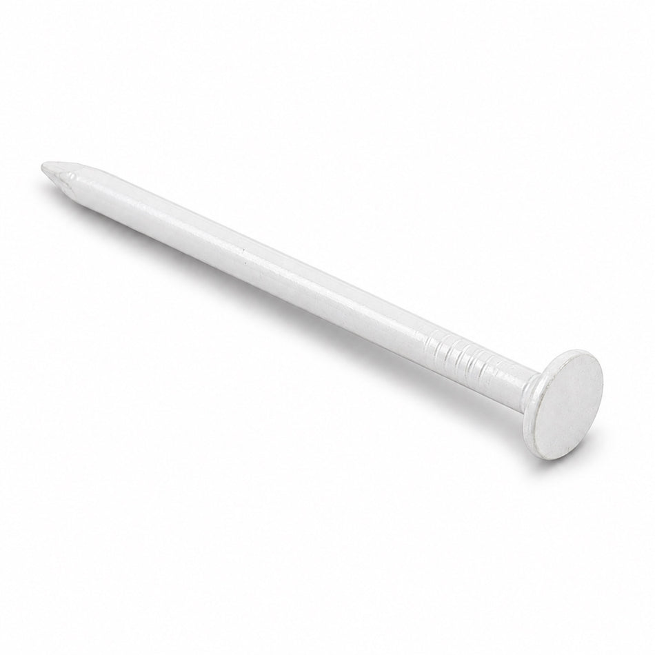 Trim Nails - 1.25" x 15 Gauge  Smooth Shank- SS - WHITE - 1 lb (100-501)