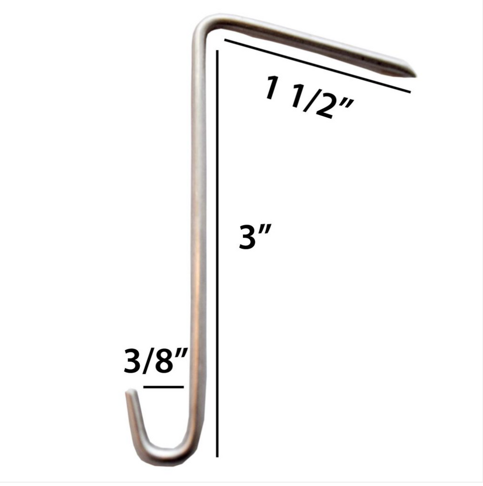 Slaters 3" Stainless Steel Hooks (1/lb)  [150-906]