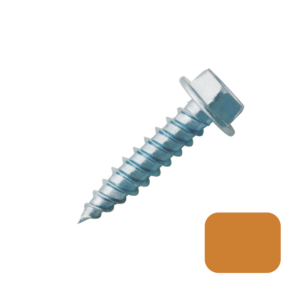 Screws - #7 x 1/2" Bronze (100/bag)  [100-118]