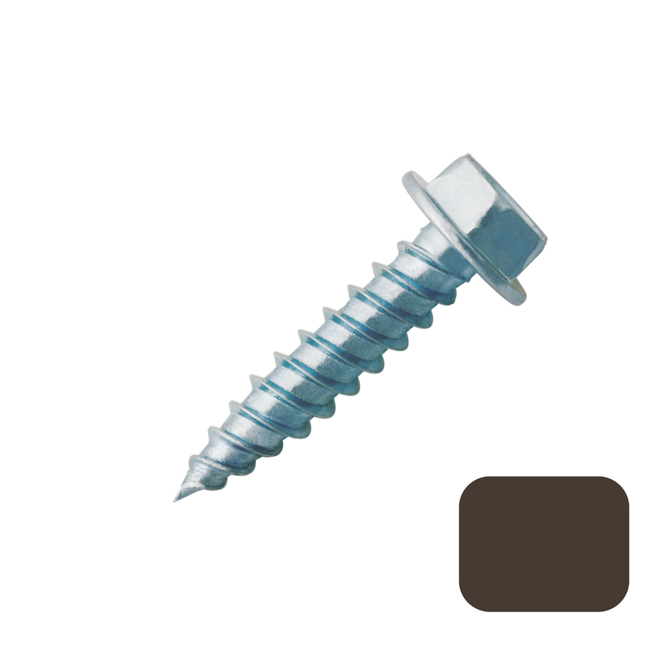 Screws - #7 x 1/2" Musket Brown (100/bag)  [100-103M]