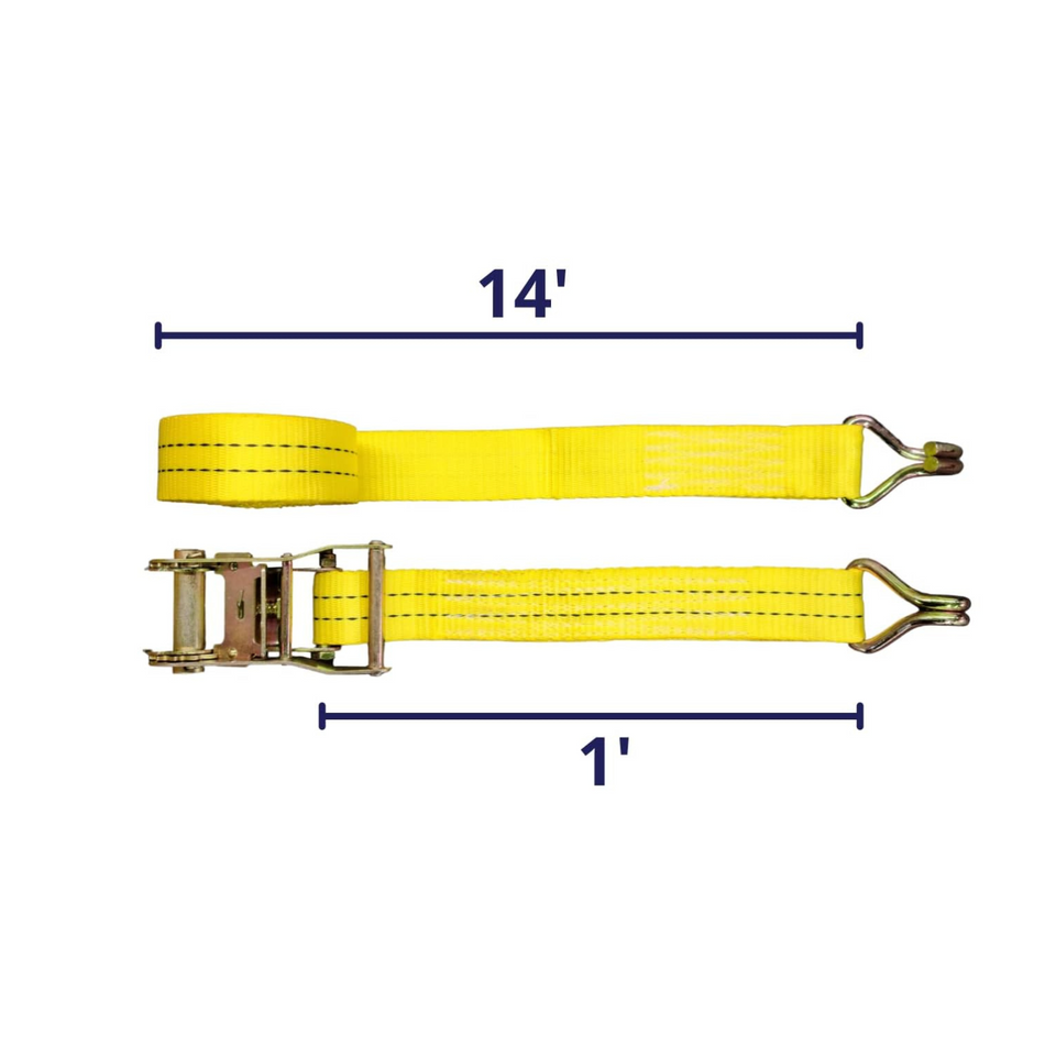 Ratchet Tie Down 1-1/2" x 15'  [090-400]