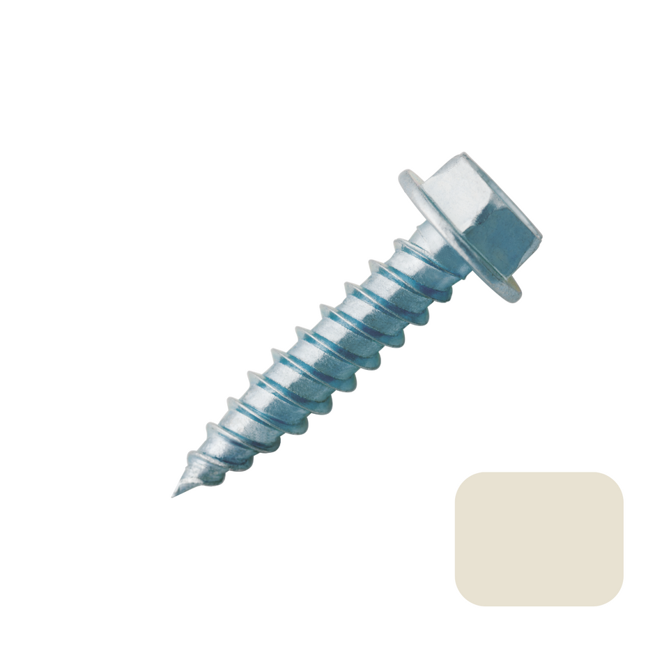 Screws - SS #7 x 1/2" Sandstone Beige (100/bag) [100-065]